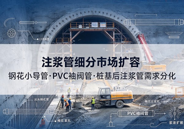庆阳注浆管细分市场扩容，隧道钢花小导管、PVC 袖阀管、桩基后注浆管需求分化